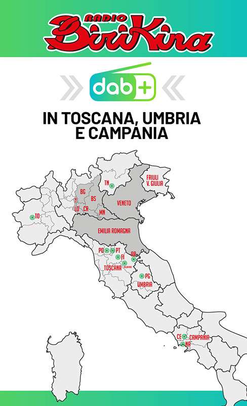 Ascoltaci anche in DAB