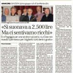 Articolo pubblicato su L'Arena il 15 maggio 2015 su H2S04