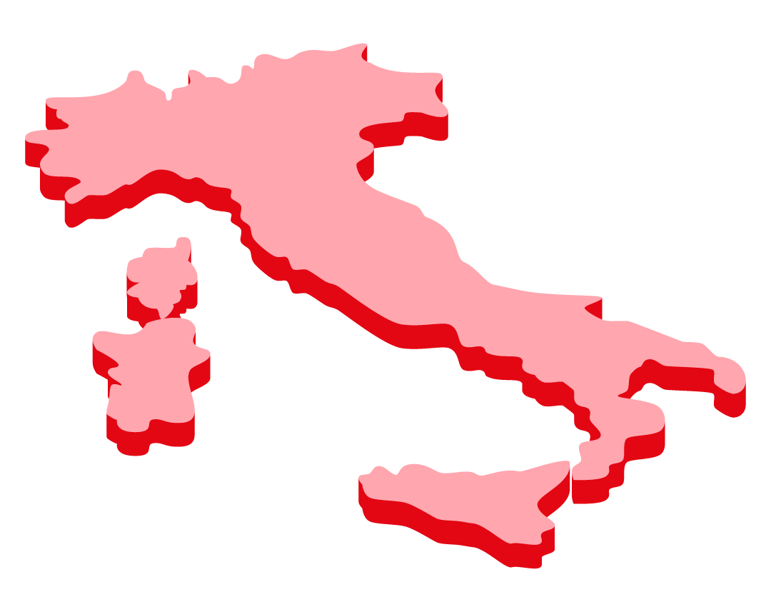 mapa Italia